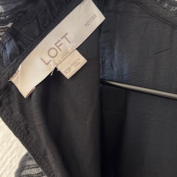 Petite black Loft maxi dress XSP - Picture 6 of 7